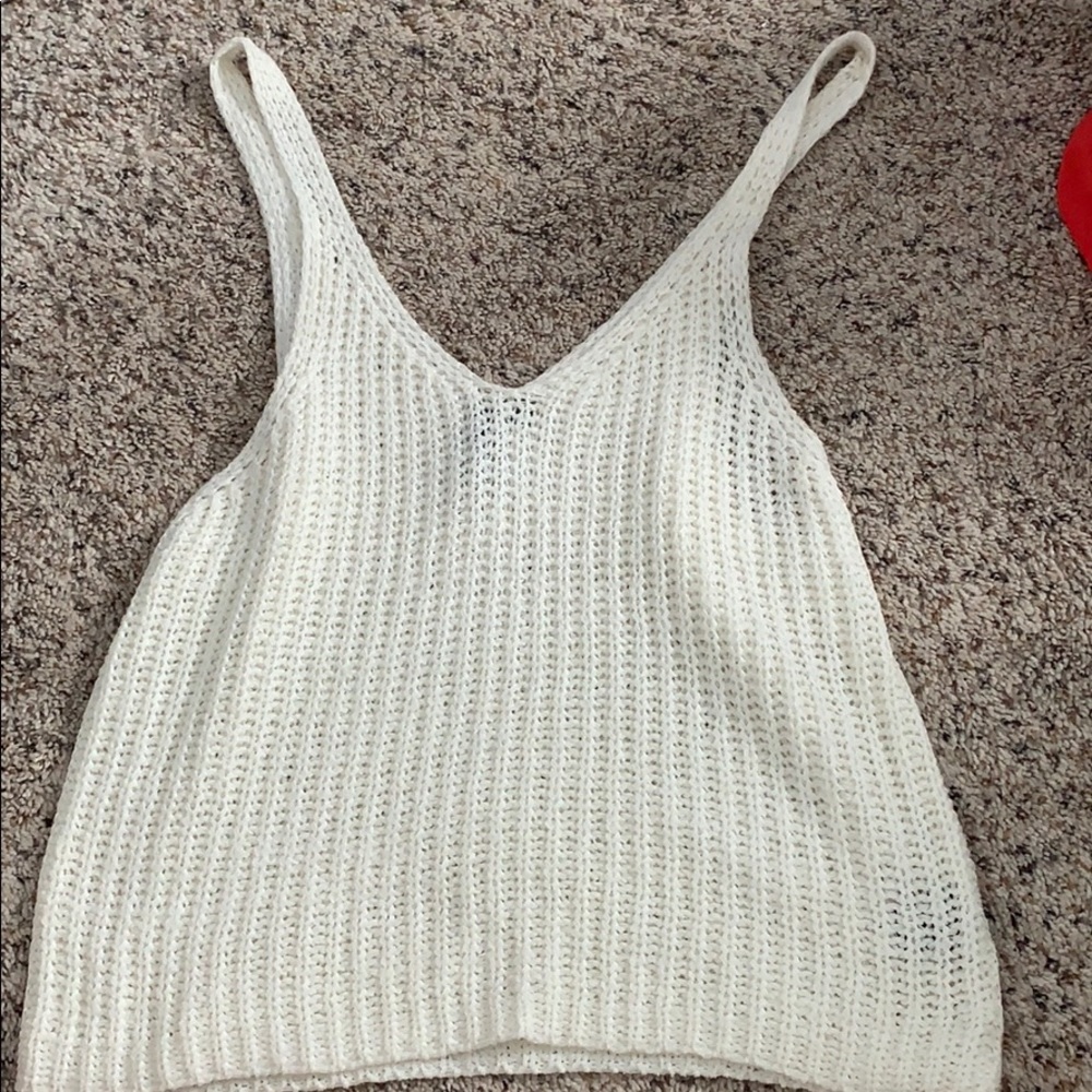 Knitted tank top